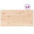 Tablero de mesa rectangular 4 uds madera de pino 90x45x1,7