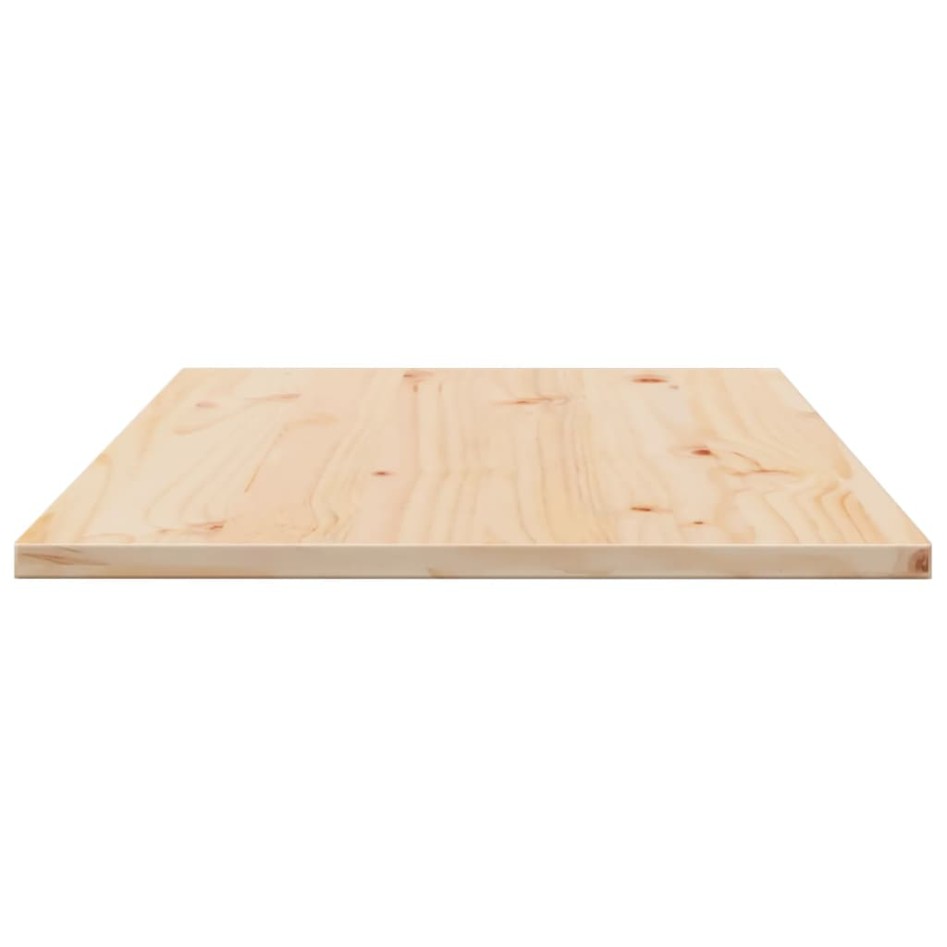Tablero de mesa rectangular 4 uds madera de pino 90x45x1,7
