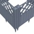 Jardinera con clavijas PP azul gris 123,5x43,5x43,5
