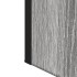 Armario con espejo de baño madera gris Sonoma 60x16x60