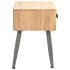 Mesita de noche de madera maciza de abeto 43x38x50