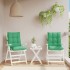 Cojines para silla con respaldo bajo 2 uds tela Oxford