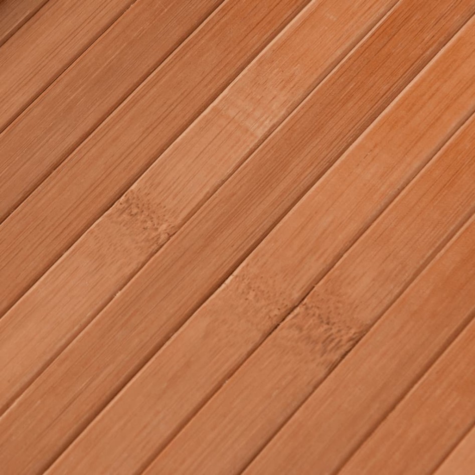 Biombo divisor de bambú marrón 165x250