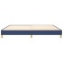Cama sin colchón tela azul 200x200