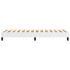 Estructura de cama sin colchón cuero sintético blanco 80x200