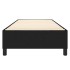 Estructura de cama sin colchón tela negro 90x190