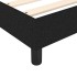 Estructura de cama sin colchón tela negro 90x190