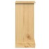 Mesita de noche Corona madera maciza de pino 35x32,5x74
