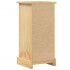 Mesita de noche Corona madera maciza de pino 35x32,5x74