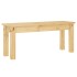 Banco de comedor Panama madera maciza de pino 105x30x45