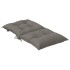 Cojines para silla respaldo bajo 4 ud tela gris oscuro