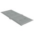 Cojines para silla respaldo alto 4 uds tela gris claro