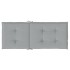 Cojines para silla respaldo alto 4 uds tela gris claro