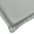 Cojines para silla respaldo alto 4 uds tela gris claro