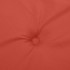 Cojines silla respaldo alto 6 uds tela rojo melange 120x50x4