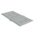 Cojines para silla respaldo bajo 6 ud tela gris claro