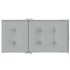 Cojines para silla respaldo bajo 6 ud tela gris claro