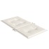 Cojines silla respaldo bajo 6 ud tela crema melange 100x50x4