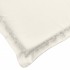 Cojines silla respaldo bajo 6 ud tela crema melange 100x50x4
