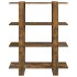 Estantería/divisor de espacios roble ahumado 100x30x123,5