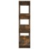 Estantería/divisor de espacios roble ahumado 100x30x123,5
