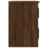 Mesita de noche de pared color roble marrón 41,5x36x53