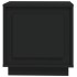 Mesitas de noche 2 uds madera contrachapada negro 44x35x45