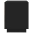 Mesitas de noche 2 uds madera contrachapada negro 44x35x45