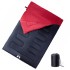 Saco de dormir doble y almohadas camping adultos 3-4