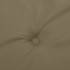 Cojines banco jardín 2 uds tela gris taupe melange 200x50x7