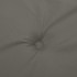 Cojines banco jardín 2 uds tela gris oscuro melange 200x50x7