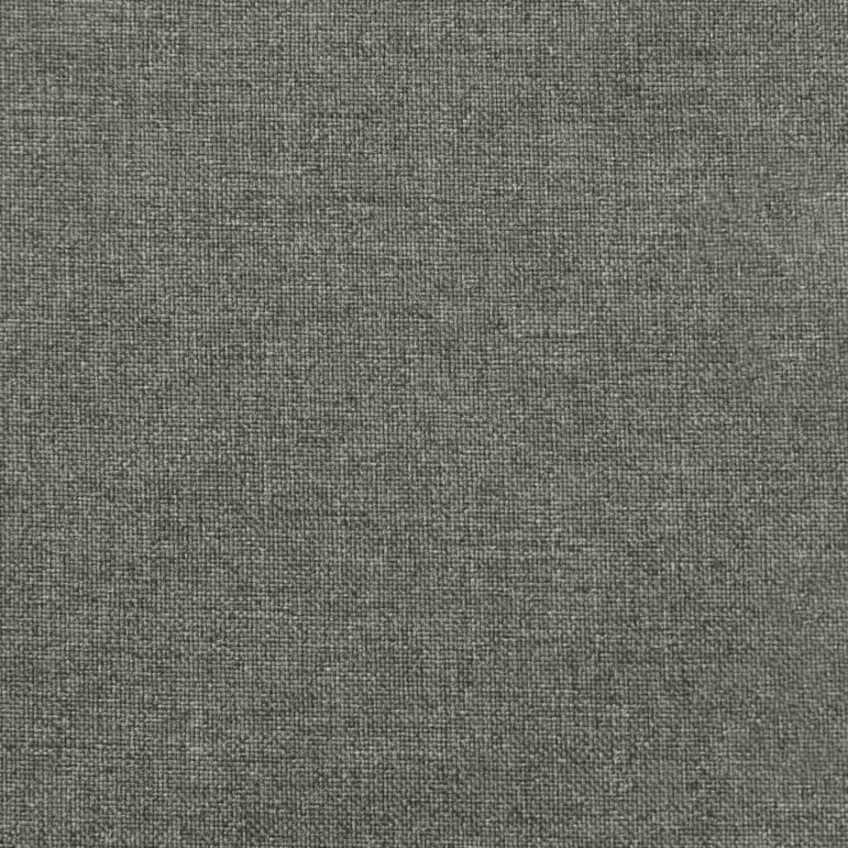 Cojines banco jardín 2 uds tela gris oscuro melange 200x50x7