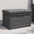 Baúl para cojines polipropileno gris antracita 73x50,5x46,5