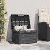 Baúl para cojines polipropileno gris antracita 73x50,5x46,5
