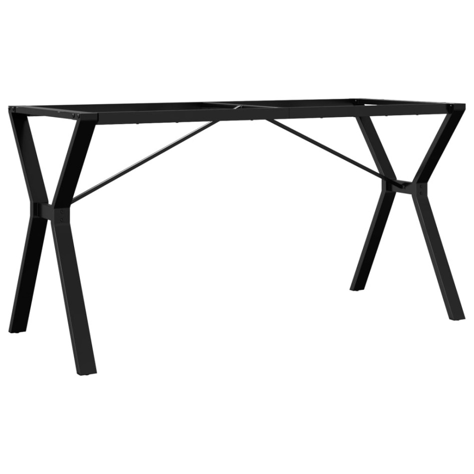 Patas de mesa de comedor estructura Y acero 140x60x73