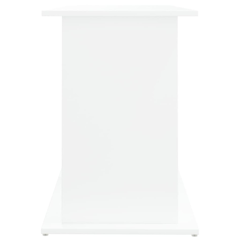 Soporte para acuario madera de ingeniería blanco 121x41x58