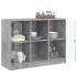 Aparador madera de ingeniería gris hormigón 102x37x75,5