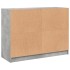 Aparador madera de ingeniería gris hormigón 102x37x75,5