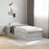 Estructura de cama madera de ingeniería gris Sonoma 75x190
