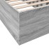 Estructura de cama madera de ingeniería gris Sonoma 75x190