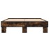 Estructura cama madera ingeniería metal roble ahumado