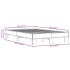 Estructura cama madera ingeniería metal roble ahumado