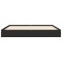 Estructura de cama madera de ingeniería negra 120x200