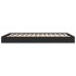 Estructura de cama madera de ingeniería negra 120x200