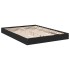 Estructura de cama madera de ingeniería negra 120x200