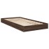 Estructura de cama sin colchón madera marrón roble 90x200