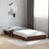 Estructura de cama sin colchón madera marrón roble 75x190