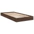 Estructura de cama sin colchón madera marrón roble 75x190