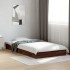Estructura de cama sin colchón madera marrón roble 90x190