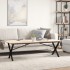 Patas de mesa de centro estructura X acero 140x30x43